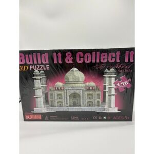 Charmland Taj Mahal 3D Puzzle NEW SEALED Build It & Collect It 158 pcs India